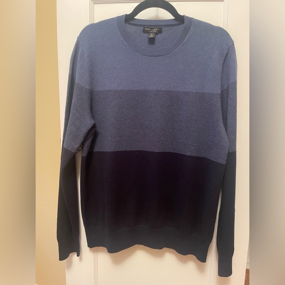 Men's Banana Republic Blue Gradient Sweater